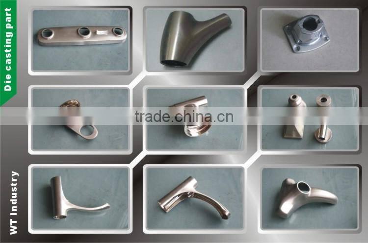 Silver plating zinc alloy die casting for furniture handle accessories