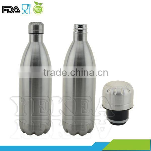 Wholesale 1000ml Vacuum Flask Stainless Steel Cola Bottle