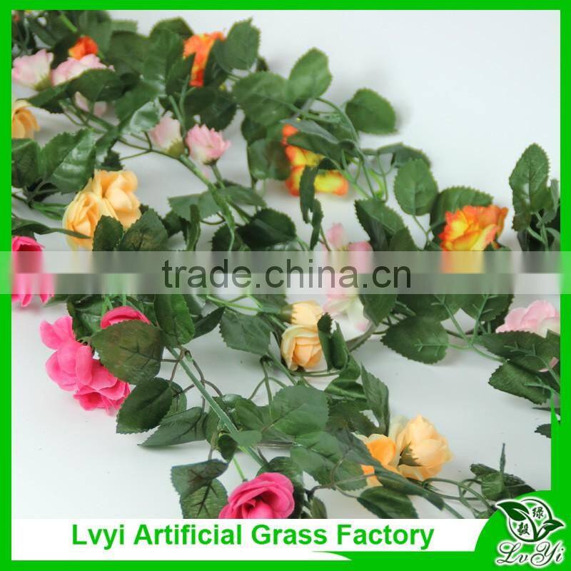 Artificial rose flower vine hanging flower vines