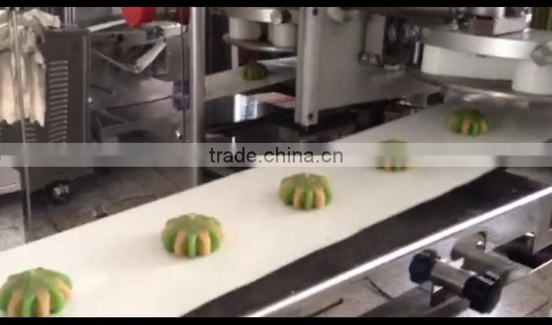 2016 newest stuffed bicolor cookies making machine/Encrusting machine