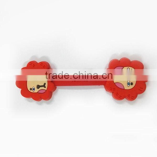 Korean cartoon animal earphone soft PVC coil winder
