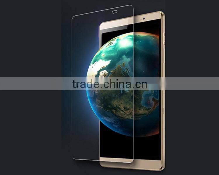 Custom made 8 inch 9h tempered glass cell phone screen protector for huawei M2