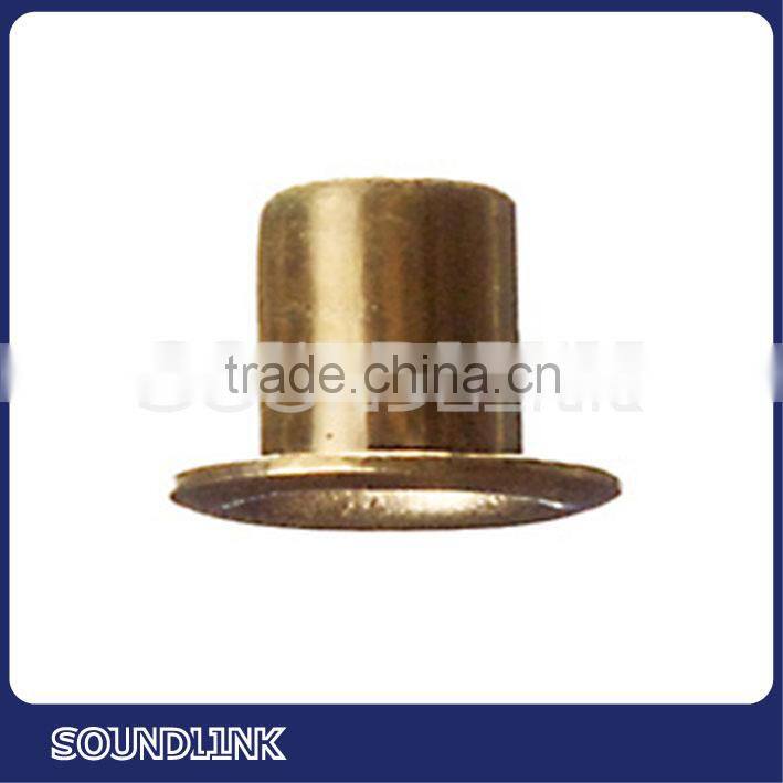Audiophone metal tube locks for soft earmold
