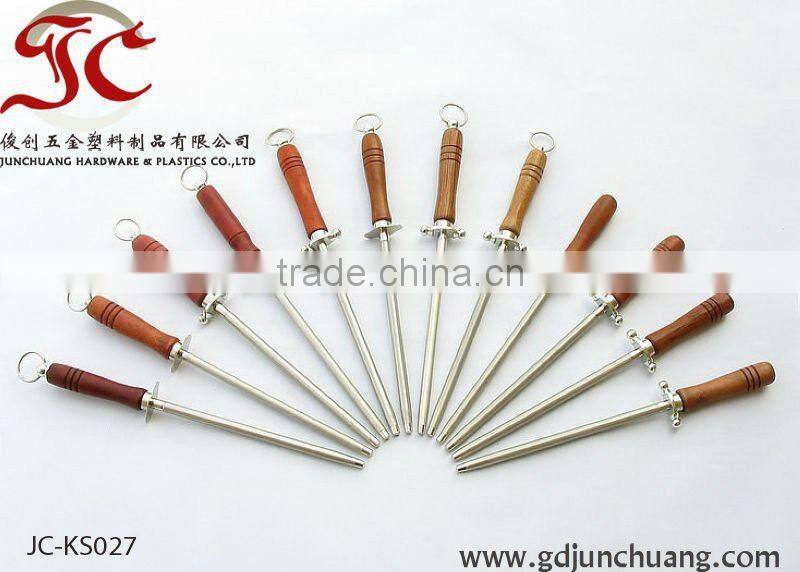 12PCS high carbon steel rod knife sharpener for butcher cleaver