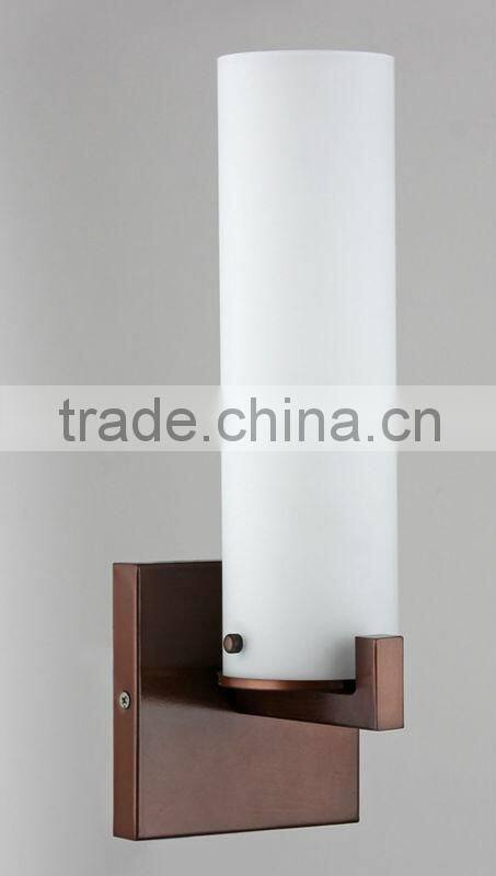 2015 hotel glass Wall Lamp with brown Finish UL CUL ETL CE ROHS