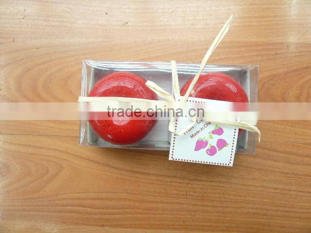 Handicraft fruit candle