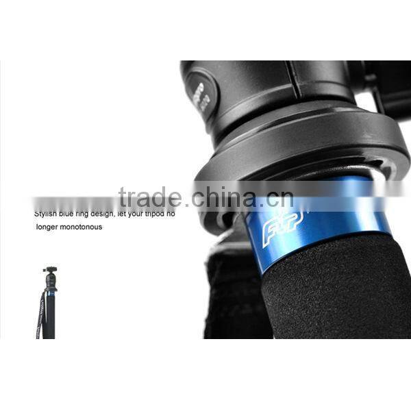 Fotopro 4 sections 25mm diameter with ball head professional aluminum monopod