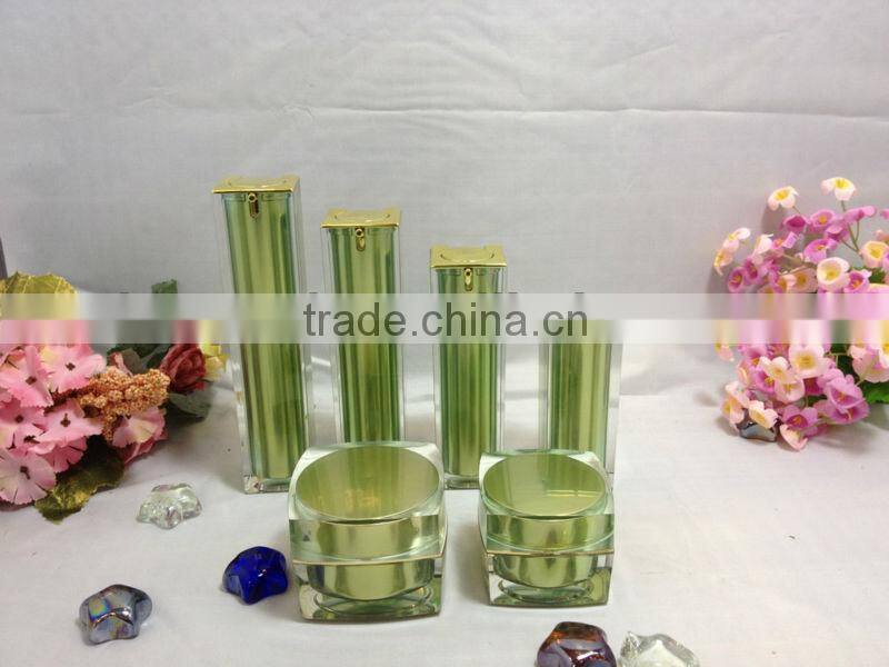 square plastic bottle cosmetic containers