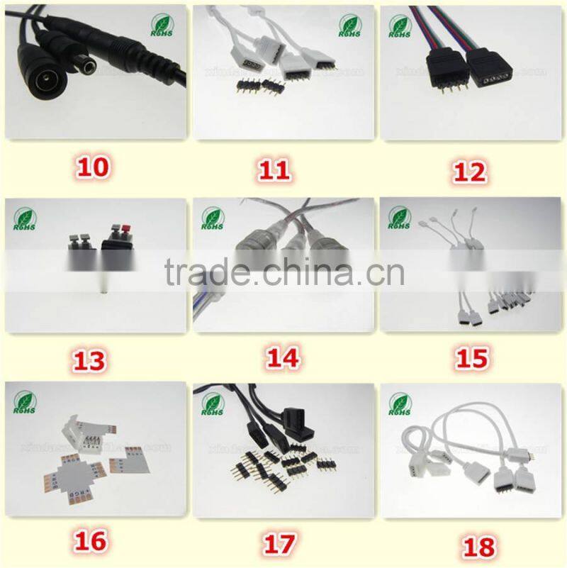 3528 strip light connector with wire leads