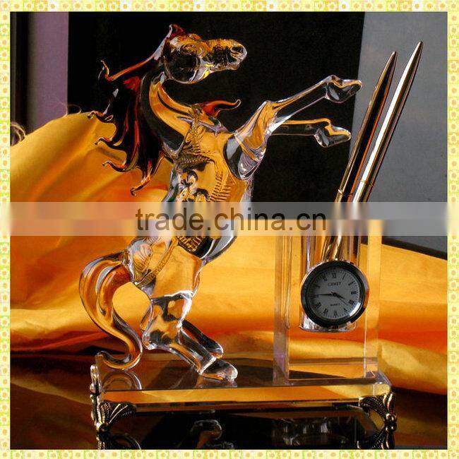 Pen Holder Crystal Office Desk Stationery Set For Business Souvenirs