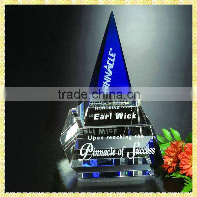 Wholesale High Quality Fancy Crystal Trophy Awards For Business Cooperation Gifts