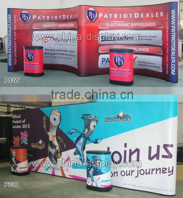 10feet exhibition booth display stand with podium case