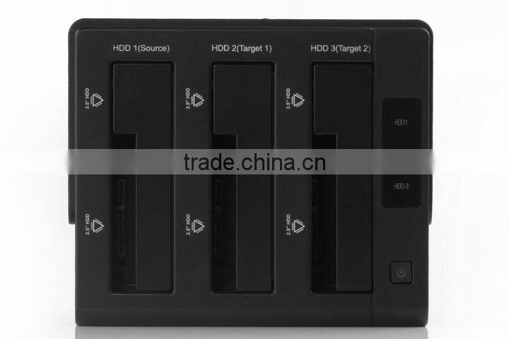 3bay 2.5 " & 3.5 " SATA HDD docking station Hard Drive Dock
