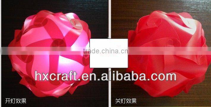 New Creative Ceiling Pendant DIY IQ Jigsaw Puzzle Lamp Shade Kit