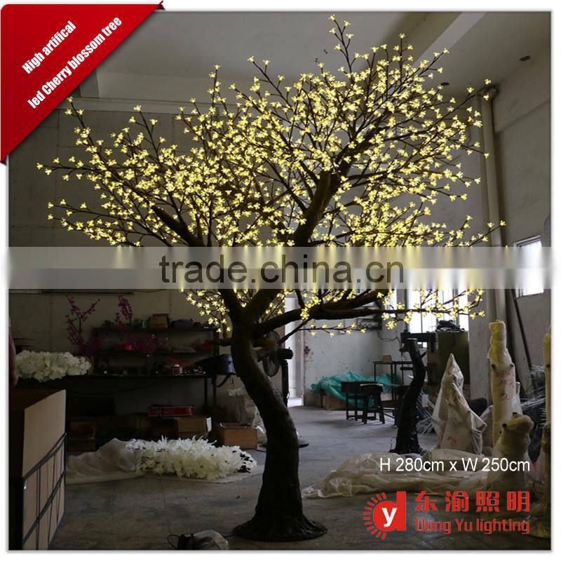 Simulation 2.8 m led cherry blossom tree light wedding led tree