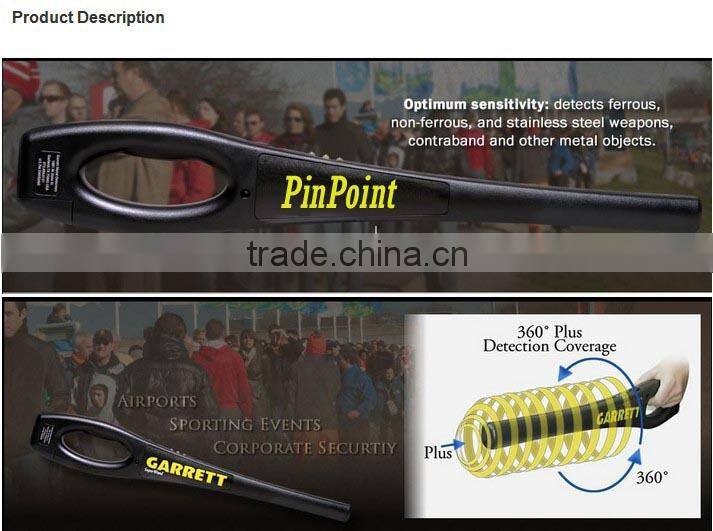 Pinpoint Factory Super Wand degree detecting area High sensitivity Security Handheld metal detector