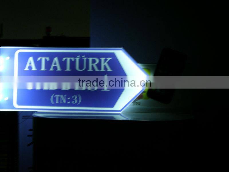 outdoor solar address signs