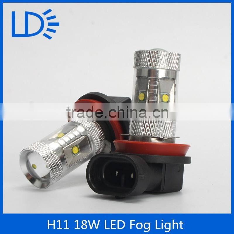 High power LED fog light H11 18W car head lamp led lamp fog