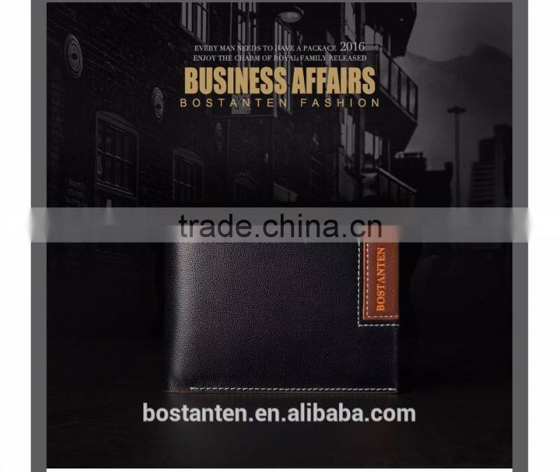 genuine leather fashion trends men wallet purses china wholesale
