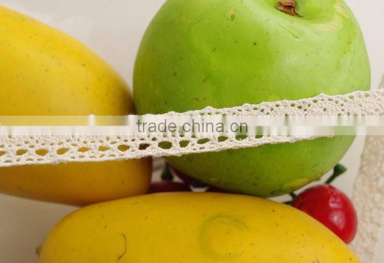 2016 african guipure Cotton ribbon trim crochet accessories lace 150201