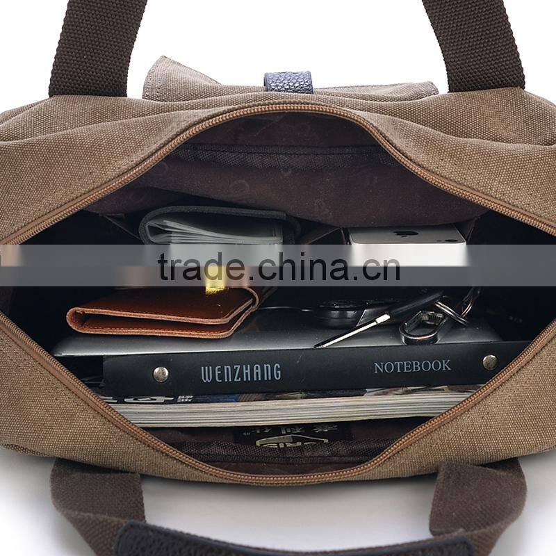 Canvas 2015 New Design Korea Fashion Ladies Handbag for Traveling (HLS-1021)
