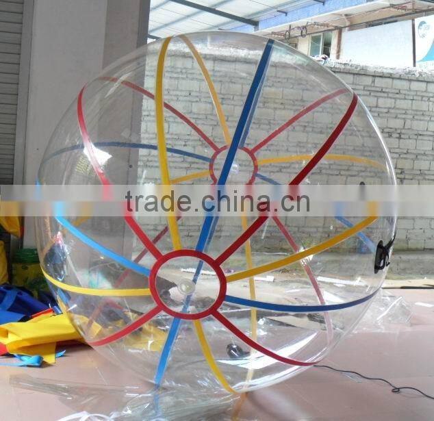 colorful inflatable water walking ball,good quality flower inflatable water ball