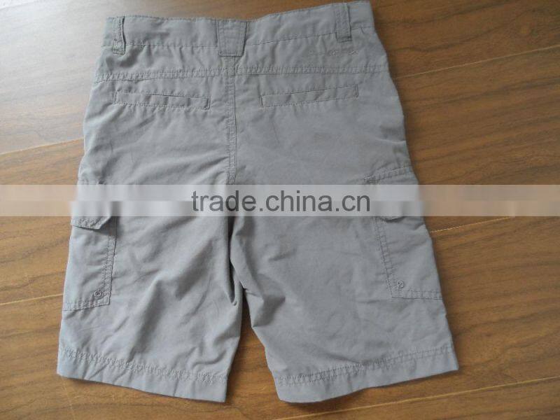 Custom poplin camouflage printed boys half cool short pant