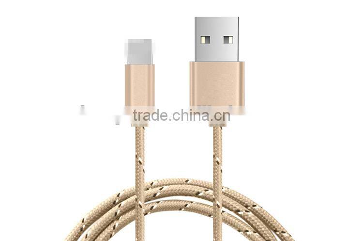 High quality Android nylon braid usb charger data cable