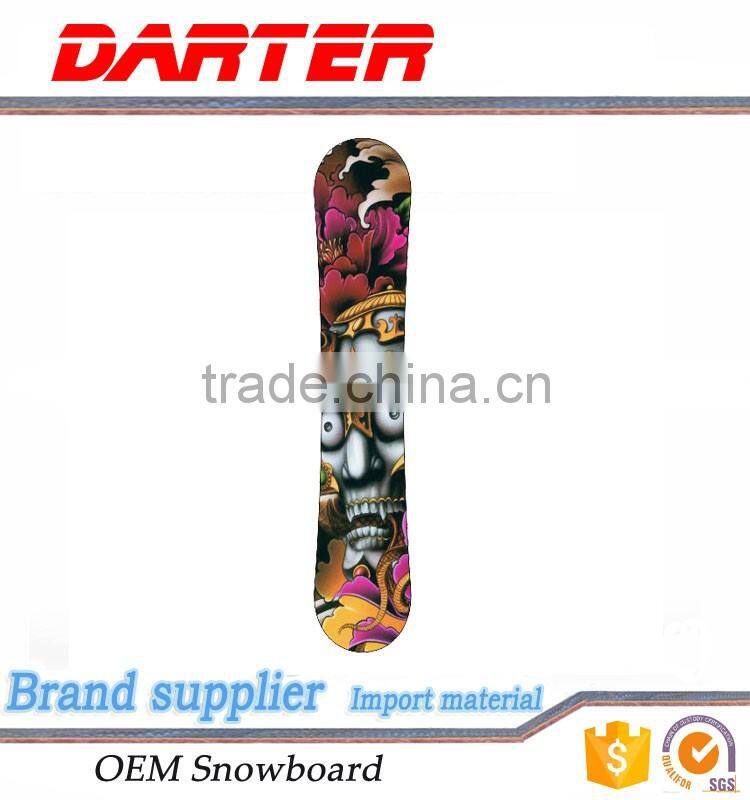 Promotional winter teenager sports all mountain snowboard pale
