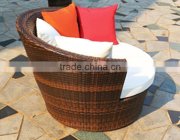 Outdoor Wicker Rattan Patio Sunbed Lounger Sofa Chair Furniture Set