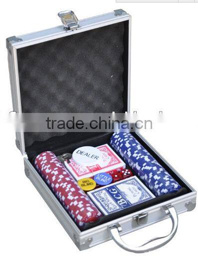 100pieces poker chips set,poker chips set ,customized poker chips