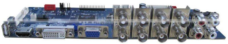 10 inch high resolution LCD TV driver board HDMI+VGA