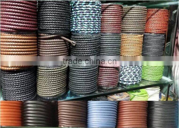 Wholesale quality 3mm PU leather cord for jewelry