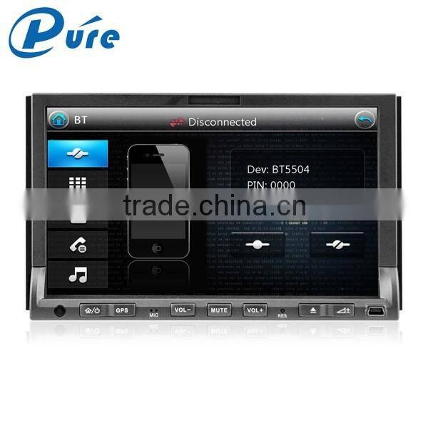 MTK3360 WinCE6.0 OS 256M RAM 2 Din 7 Inch Car DVD Player with Bluetooth 3G GPS TV AUXIN Radio