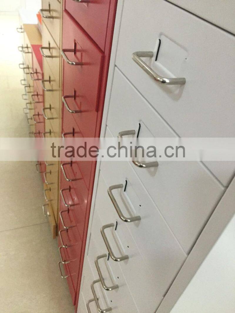 Longli 6 DRAWERS UNIT ON CASTORs Red