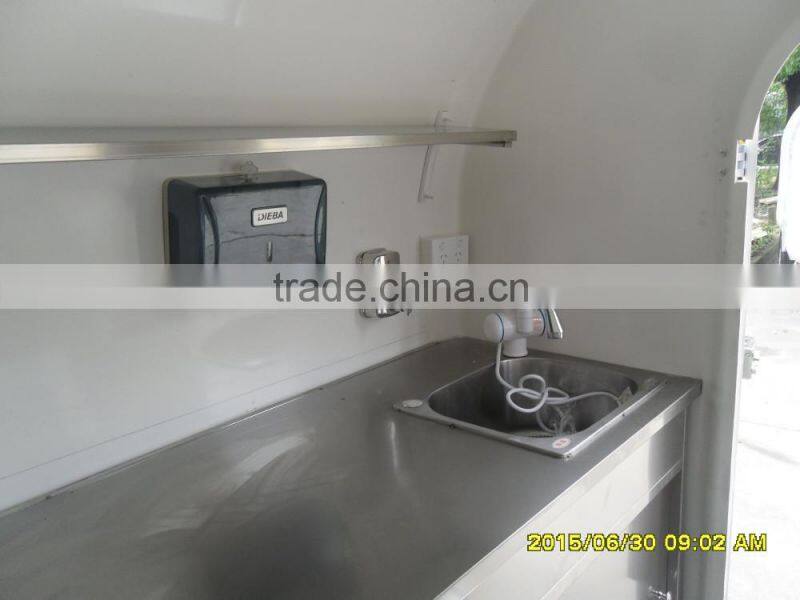 Small or big wheels fast food carts kiosk/food selling car/food street kiosk for salefood truck