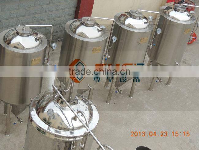 500L beer brewing equipment, used at bar, restaurant, made by red copper, SS material