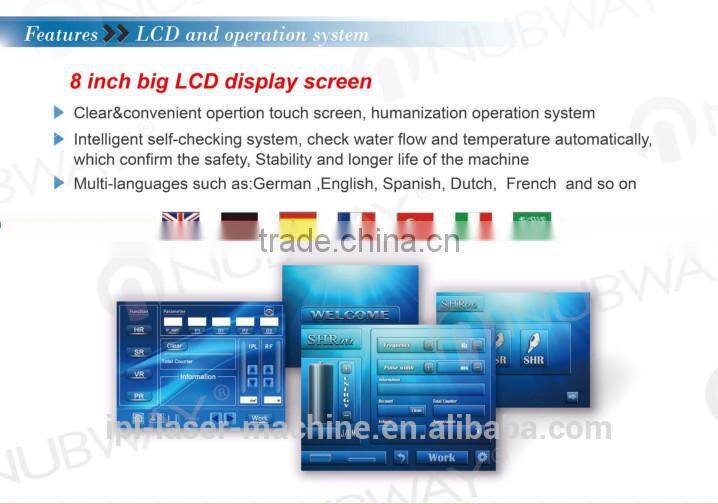 2016 Professional IPL SHR, ipl shr handpieces, ipl shr hair removal machine