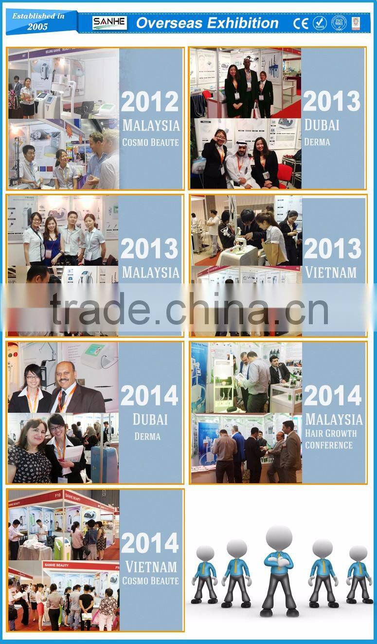 safe high quality Sanhebeauty protable shr/ipl hair removal equipment&machine for clinic