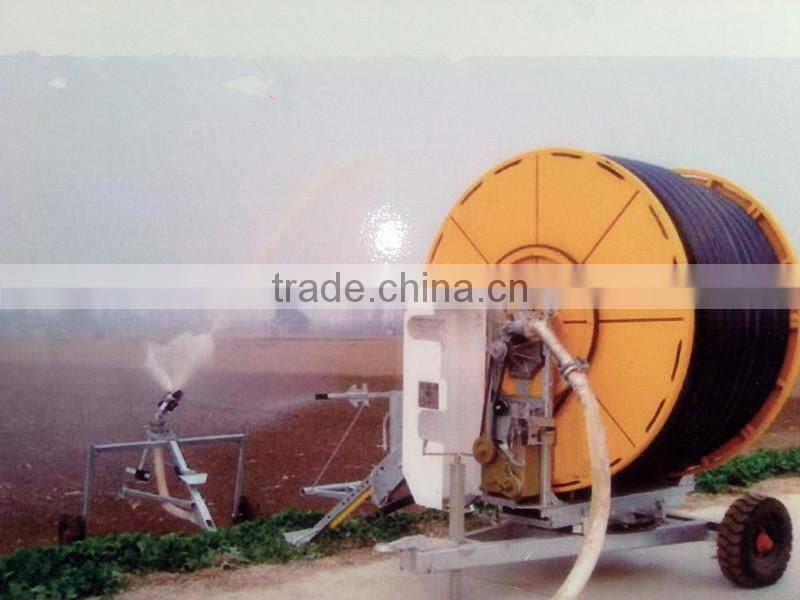 Self-propelled moving irrigation system for corn