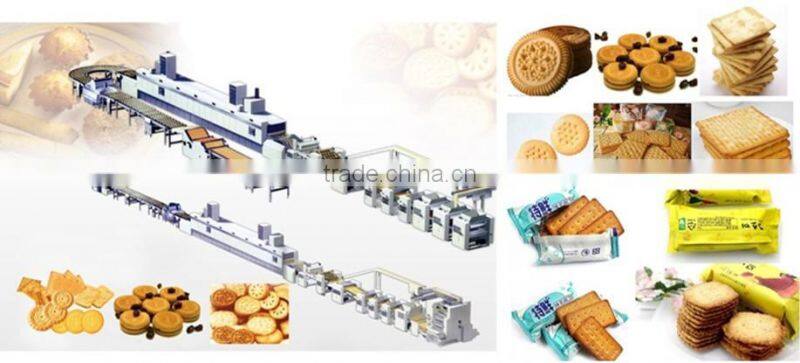 biscuit production line with original design, compact structure and high automatic