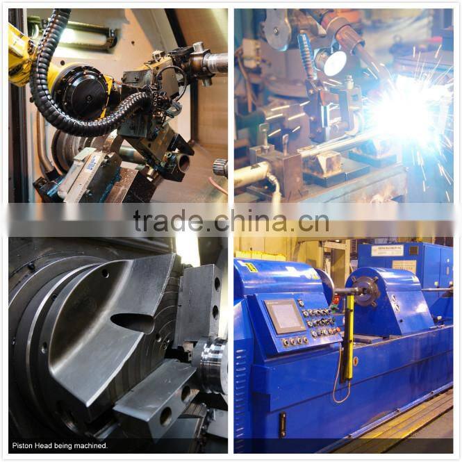 Single acting hydraulic cylinder for trailer