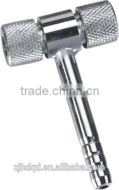 tire brass air chuck with zinc alloy clip , pump adaptor