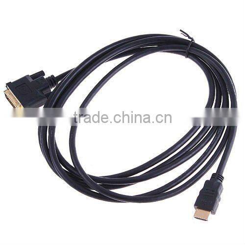 10FT 10 FT Gold 1.3 HDMI To DVI Cable For HDTV LCD Moitor 3M