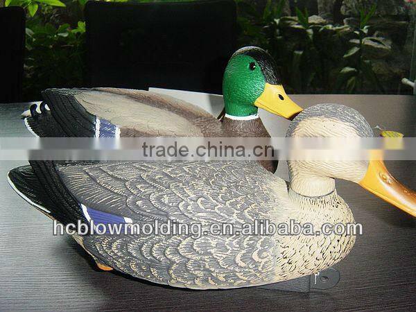 OEM Blow Molding Plastic female and male duck decoys