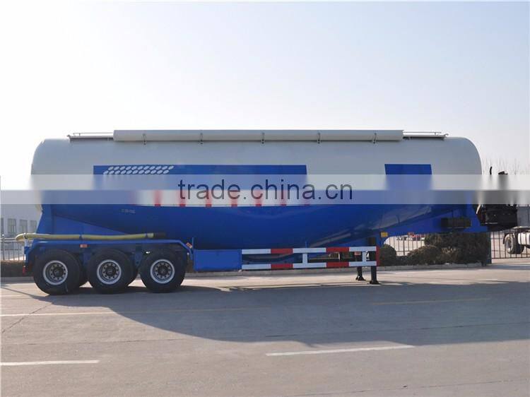 Air compressor bulk cement tanker , bulk cement transport semi-trailer