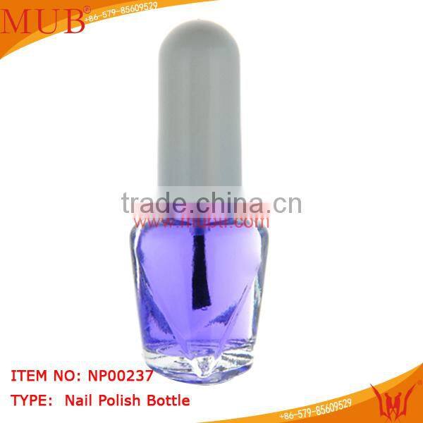 20ml pe nail polish bottle with brush