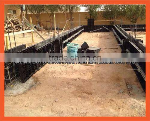 reusable plastic concrete formwork