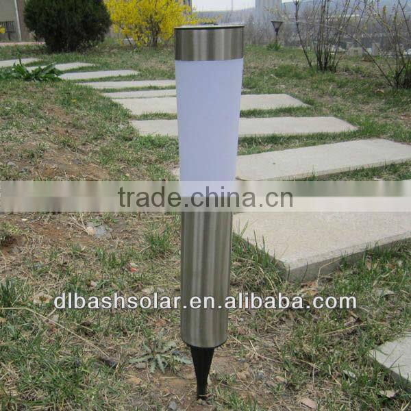 hot sale stainless steel high lumen outdoor solar garden lights