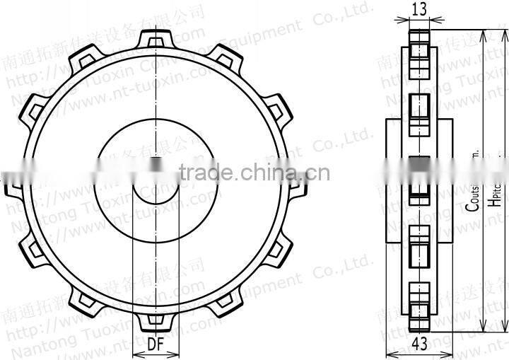 Sprockets for Injection Moulded Classic OPB Modular Belt